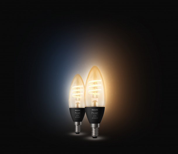 Philips-Hue-White-Ambiance-Filament-Kerze (Bild: Signify)